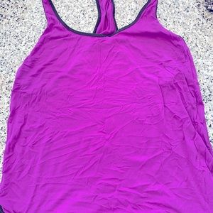 Size 8 pink/purple lululemon tank